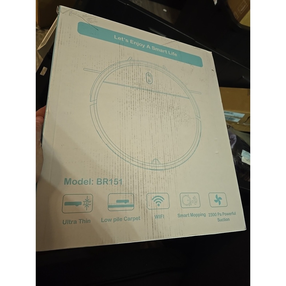 MAMNV BR151 Robot Vacuum and Mop Combo with‎ APP/Remote